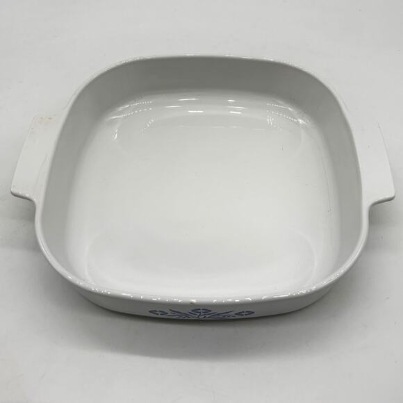 Vintage 1970's CorningWare Cornflower Blue Casserole Dish Lid A-10-B 10x10x2 EUC - Picture 3 of 8